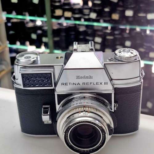 KODAK RETINA REFLEX III + XENAR 50MM F2.8 全正常 DKL MOUNT