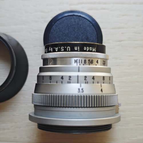 Kodak Ektar 47mm f/2 with lens hood