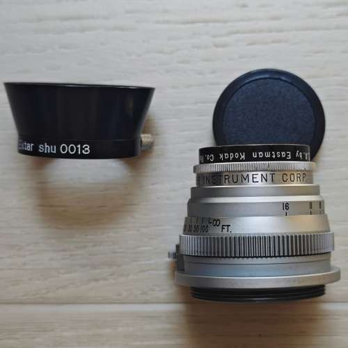 Kodak Ektar 47mm f/2 with lens hood