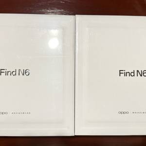 全新未開封國行OPPO Find N6 16GB+512GB鈦及黑色