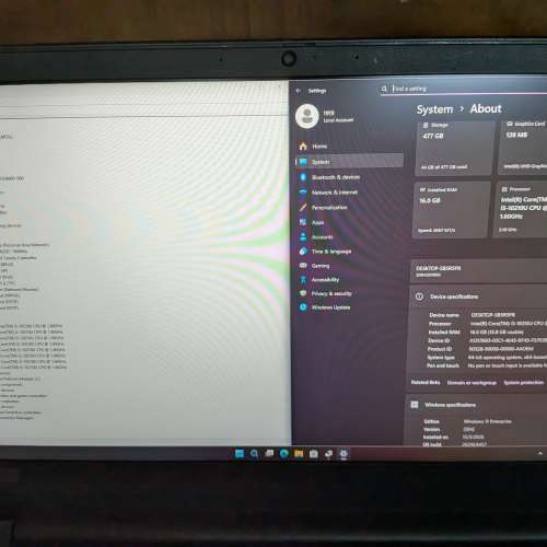 Lenovo ThinkPad E14 GEN1 (i5-10th 16GB DDR4) Notebook Laptop 筆記型 手提電腦