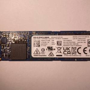 Kioxia XG6 512GB m.2 nvme PCIE 3.0 SSD
