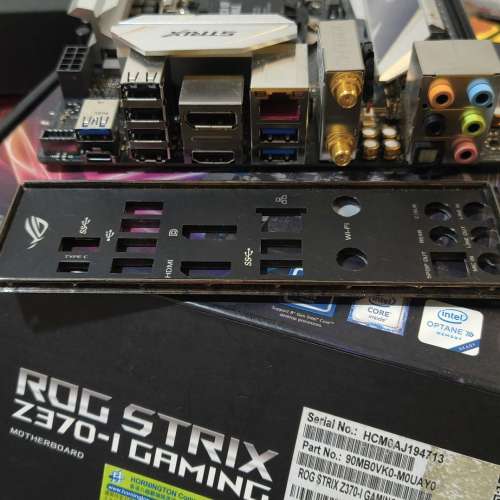 ITX主版 ROG STRIX Z370-I GAMING ITX主版 ((正版Window11Pro)) Socket 1151 支援8...