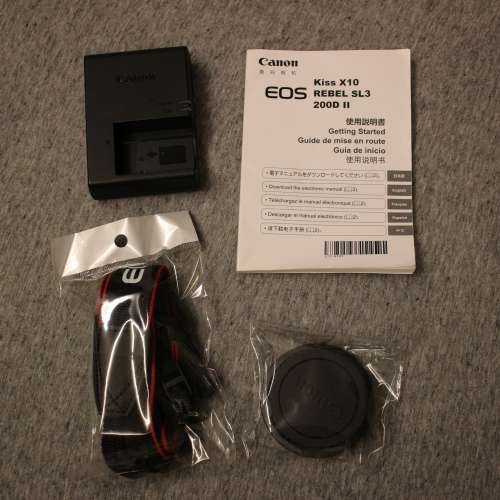 Canon 200DII 全套新淨連收音咪