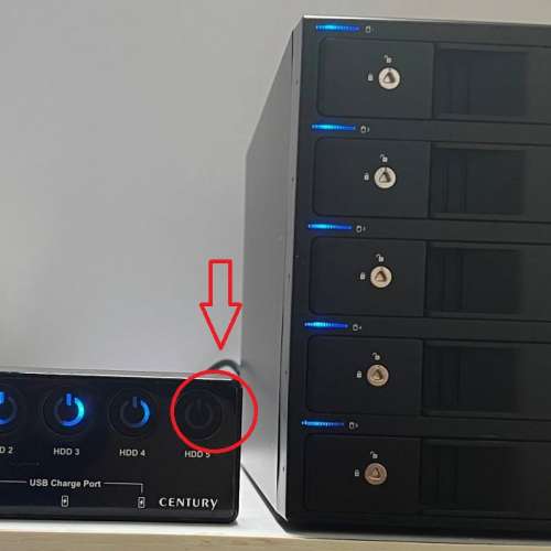 Century 世特力 3.5吋 5-Bay HDD/SSD 外置硬碟盒 CRCH535U3ISC