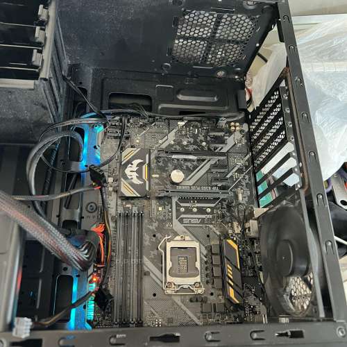 ASUS TUF B360M-PLUS GAMING ATX 電競主機板 (連背板) +飛馬DS900G 機箱 出售 HK$2...