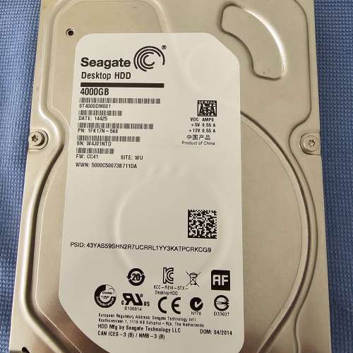 * 4T * 3.5 吋 * HDD *