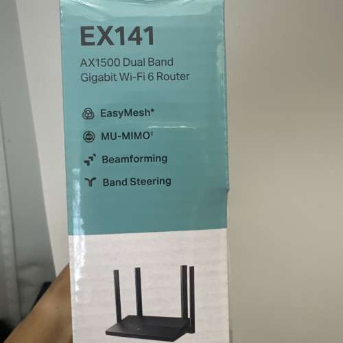 Tplink EX141 AX1500 Wi-Fi 6 路由器