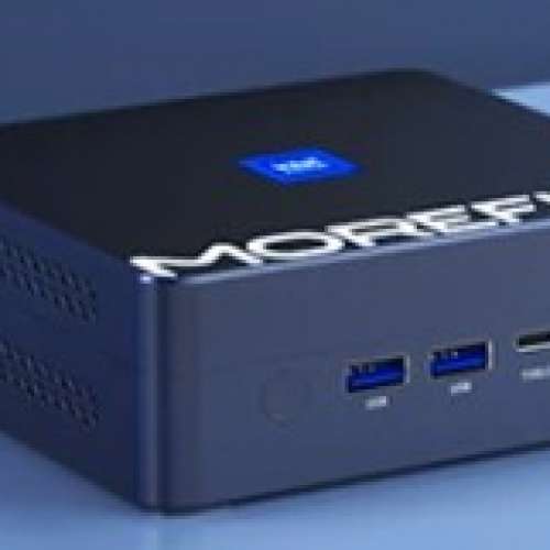 MOREFINE 摩方M9S 迷你電腦 MiniPC N305/16G DDR5/512G 双網口2.5G RJ45低耗電唔會...