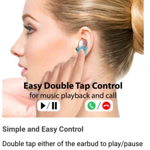 iLUV myBuds Wireless Earbuds (High-fidelity sound quality for clear audio