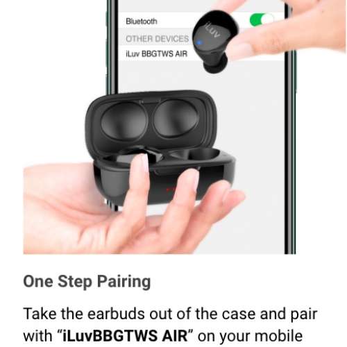 iLUV myBuds Wireless Earbuds (High-fidelity sound quality for clear audio