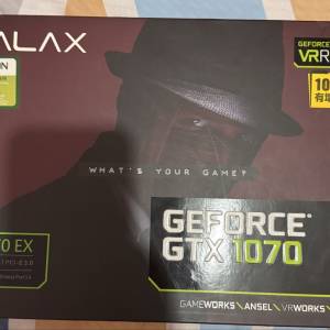 GALAX GTX 1070 EX Display card gpu nvidia 顯示卡