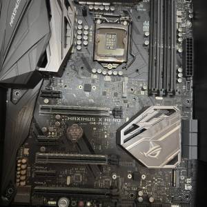Intel i7-8700 + ASUS ROG Maximus X Hero WiFi AC Z370 主機板套裝｜未測試｜As-is