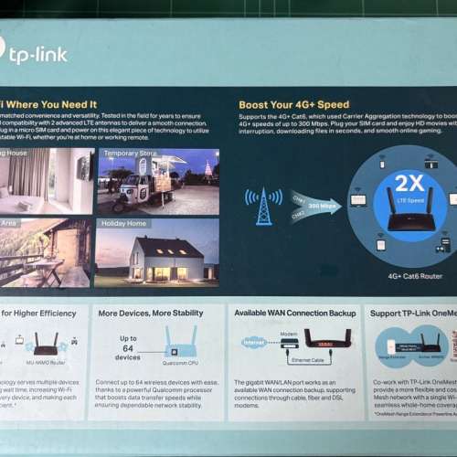 TP-Link Archer MR600 4G+ (ver2.) Router