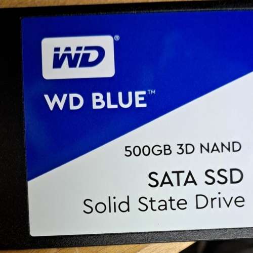 WD Blue 3D NAND SATA SSD 512GB Power on time only 550 hour 通電時間僅550小時