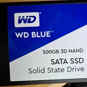 WD Blue 3D NAND SATA SSD 512GB Power on time only 550 hour 通電時間僅550小時