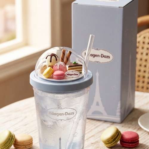 [全新] H&auml;agen-Dazs 巴黎主題造型杯