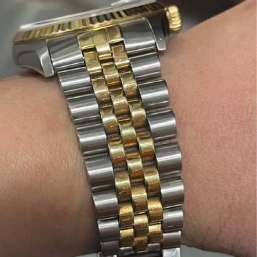 好L靚😆 ROLEX 16233 金鋼 少有漸變藍面 大鑽石字 19格帶 平到笑🤣$54800