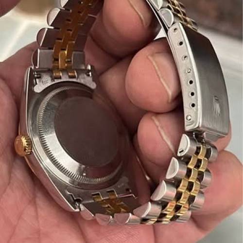好L靚😆 ROLEX 16233 金鋼 少有漸變藍面 大鑽石字 19格帶 平到笑🤣$54800