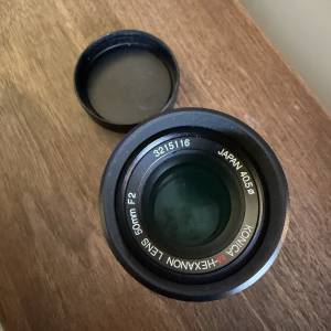 Konica M-Hexanon 50mm F2 m mount
