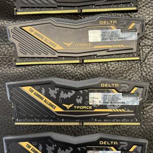 Team T-FORCE DELTA RGB DDR4 3200 16GB 炫光散熱片燈條