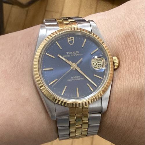 少有😆 Tudor 74033 少有藍面 $5999