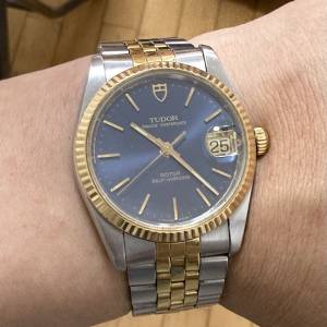 少有😆 Tudor 74033 少有藍面 $5999