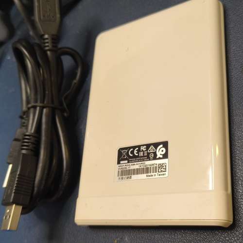 ADATA HV620S-1T 外接式硬碟 - 1TB White 白色