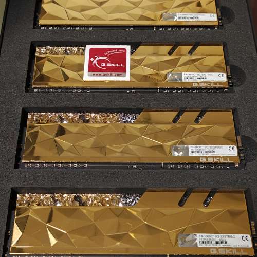 行貨終身保 G Skill Trident Z Royal Gold DDR4 32GB 360000