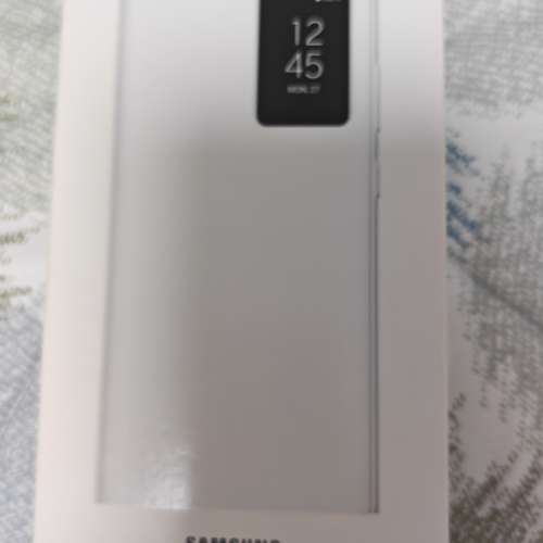 98% 原裝Samsung S24 Ultra Smart View Wallet Case 白