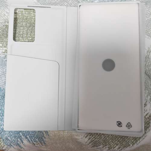 98% 原裝Samsung S24 Ultra Smart View Wallet Case 白