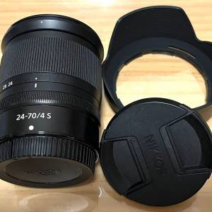 NIKON Z 24-70mm f/4 S 100% work 98% New 鏡身完好