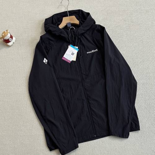 全新日本日本montbell輕薄風衣防晒防潑水戶外運動登山徒步男款montbell jacket mon...