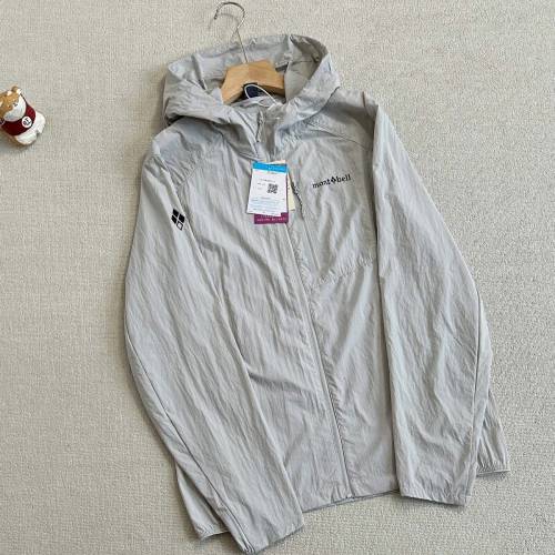 全新日本日本montbell輕薄風衣防晒防潑水戶外運動登山徒步男款montbell jacket mon...