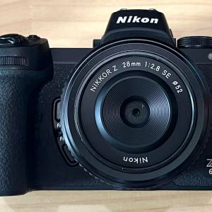 NIKON Z 6 連28 mm f 2.8 。100% work 98%  新