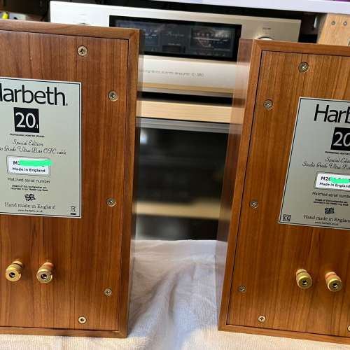Harbeth M20.1  喇叭90 ％新 100 ％ 正常
