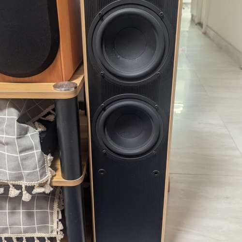 AR PS2262 二路三單元 座地喇叭一對 連面網 ,有使用痕跡