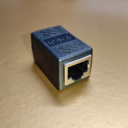 網絡線延長器,網線對接頭,RJ45網路直通頭,轉接寬頻網線水晶頭延長介面,連接器千兆,...