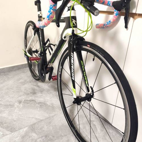 Merida 碳纖維公路車 | SHIMANO 105 R7000 & ULTEGRA  22速變速套件 | Selle 鈦軌...