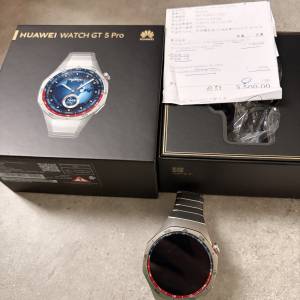 Huawei watch GT 5 pro鈦金屬港行46mm