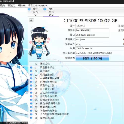 Crucial P3 Plus 1TB M.2 SSD