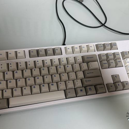 日本Filco工房限定 水轉印 機械鍵盤 茶軸 配 藍白PBT鍵帽 FILCO