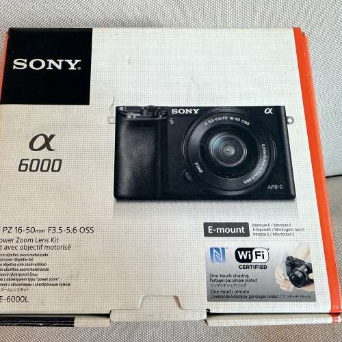Sony A6000 鏡頭套裝 前 A6400 A6700