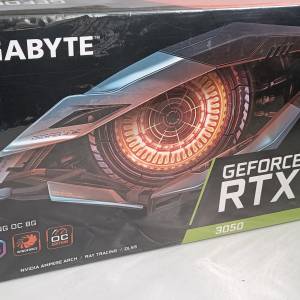 全新 Gigabyte Geforce RTX 3050 GAMING OC 8G