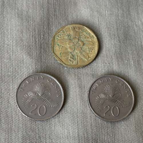 新加坡 1986 及 89年硬幣