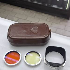 ROLLEIFLEX BAY 2 + YELLOW ORANGE FILTER 95% NEW