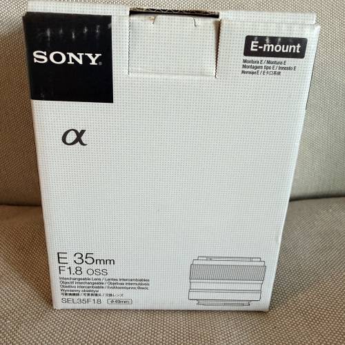 Sony 35mm F 1.8 OSS SEL35F18