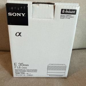 Sony 35mm F 1.8 OSS SEL35F18