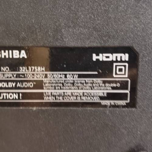Toshiba 32吋液晶電視 LCD TV