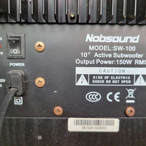 Nobsound 10寸subwoofer